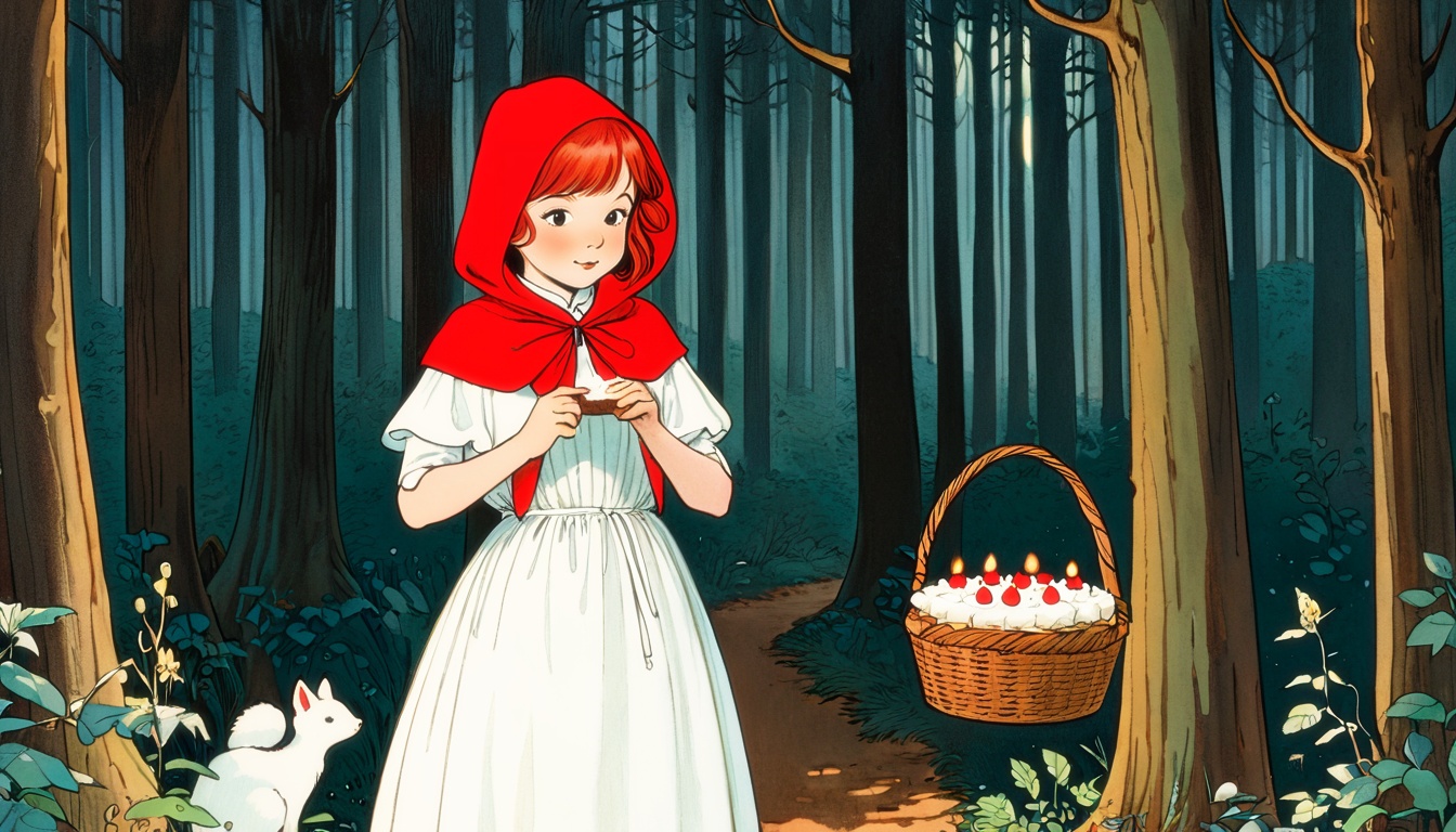 Wolf's Deception: A Red Riding Hood Tale