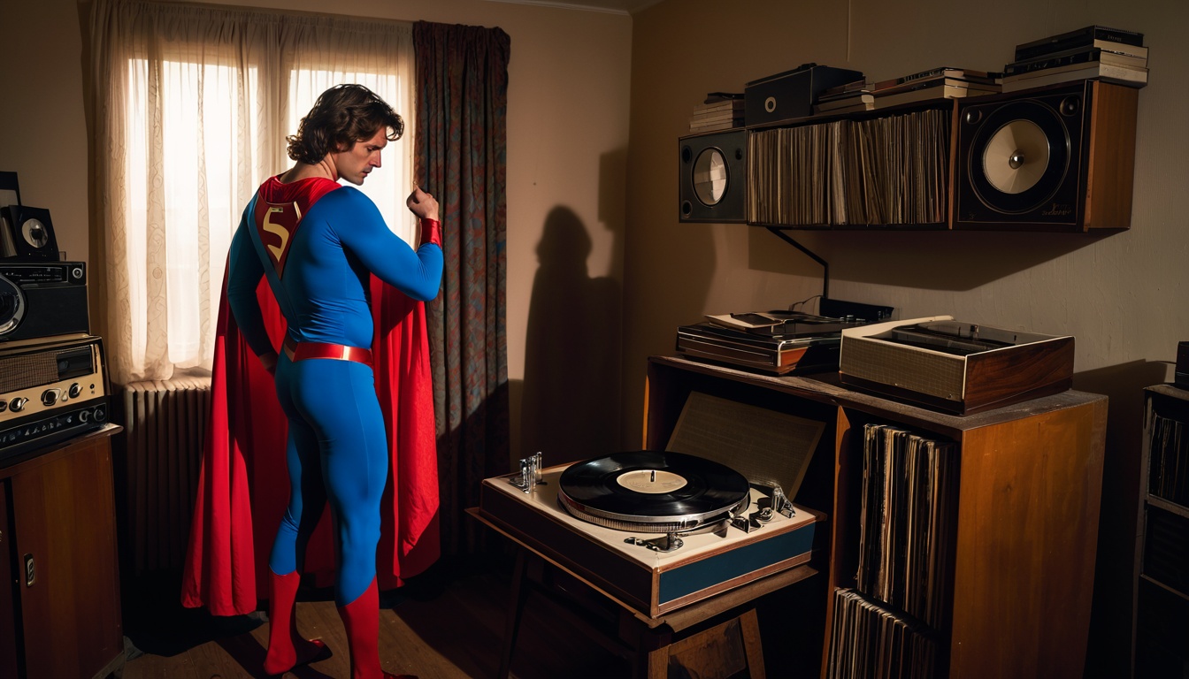 Vinyl Prayers: A Superhero's Solace