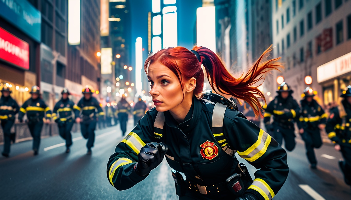 "Latex Flames: A Firefighter's Forbidden Desires"