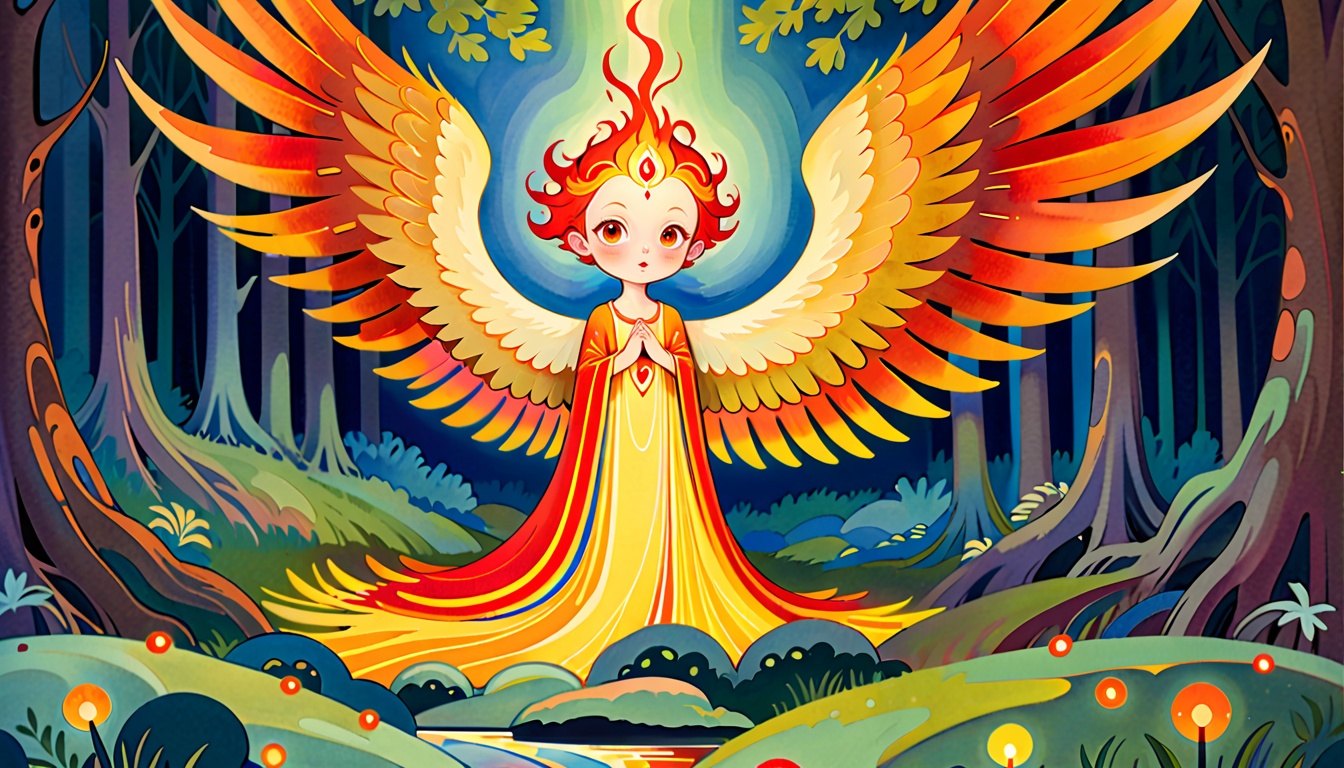 "Phoenix's Secret: A Magical Friendship"