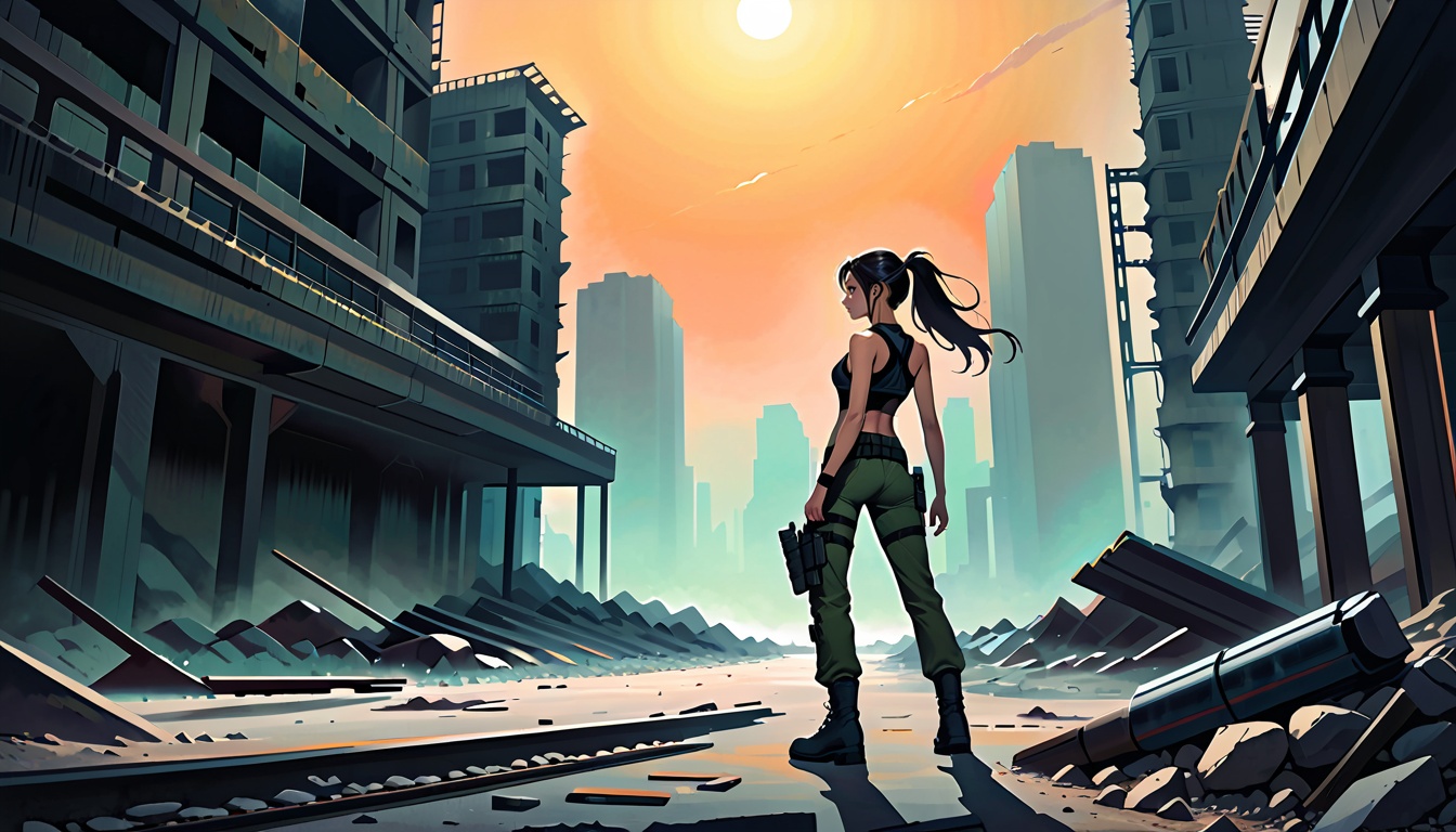 Echoes of Hope: A Postapocalyptic Journey