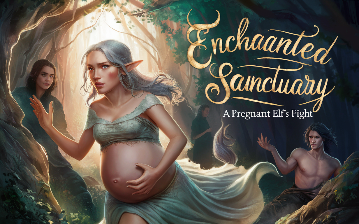 Enchanted Sanctuary: A Pregnant Elf's Flight